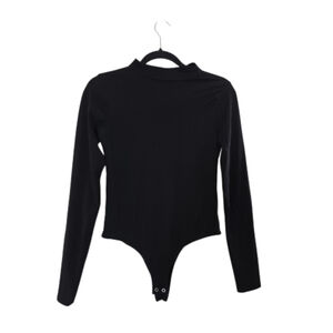 fashion nova Bodysuit Size Medium Black Long Sleeve